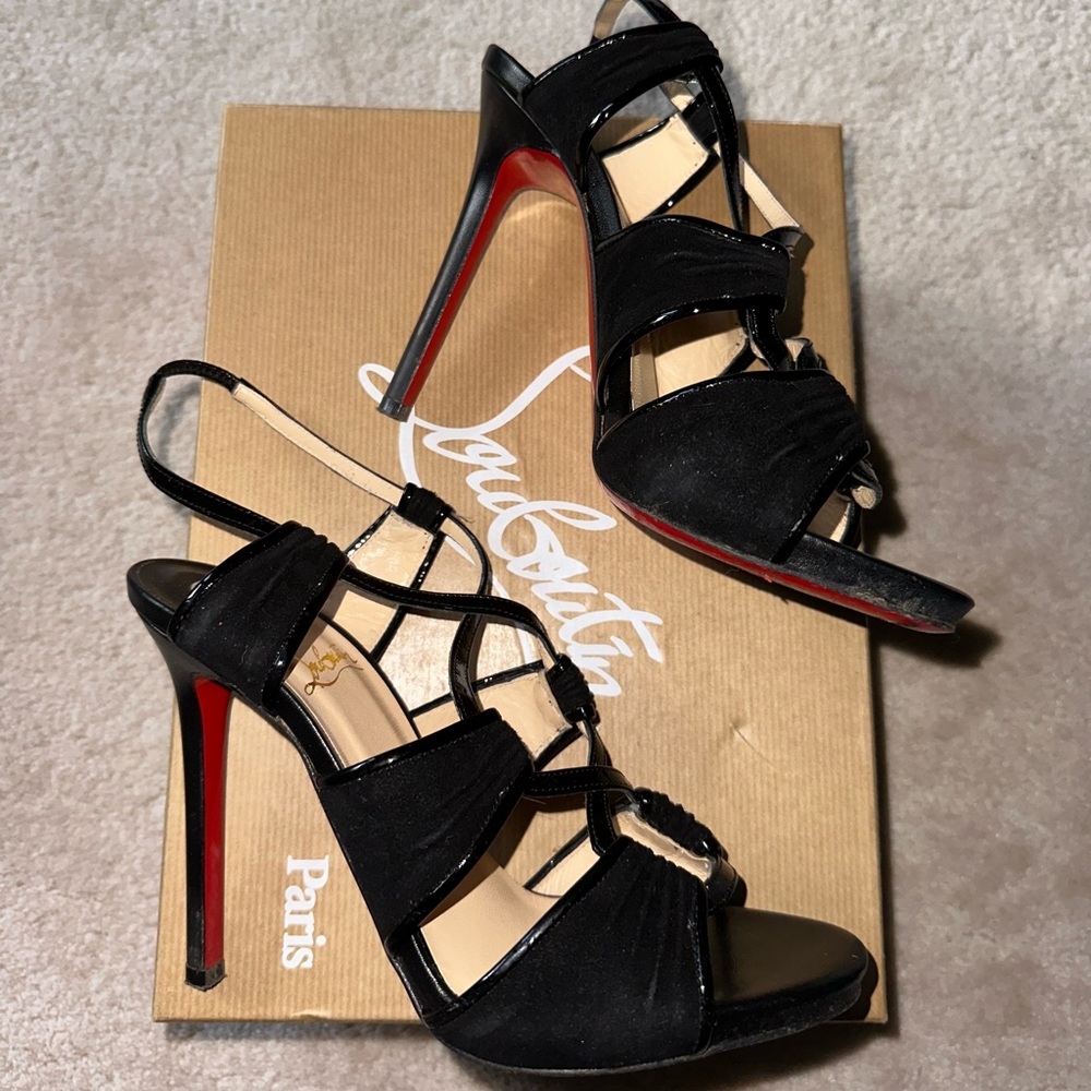 Christian Louboutin strappy heels